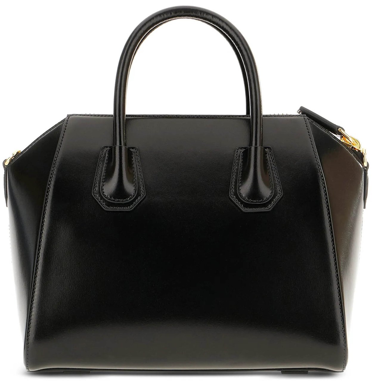 Givenchy Antigona Nv Trapezoidal Black Calf Handbag Zwart