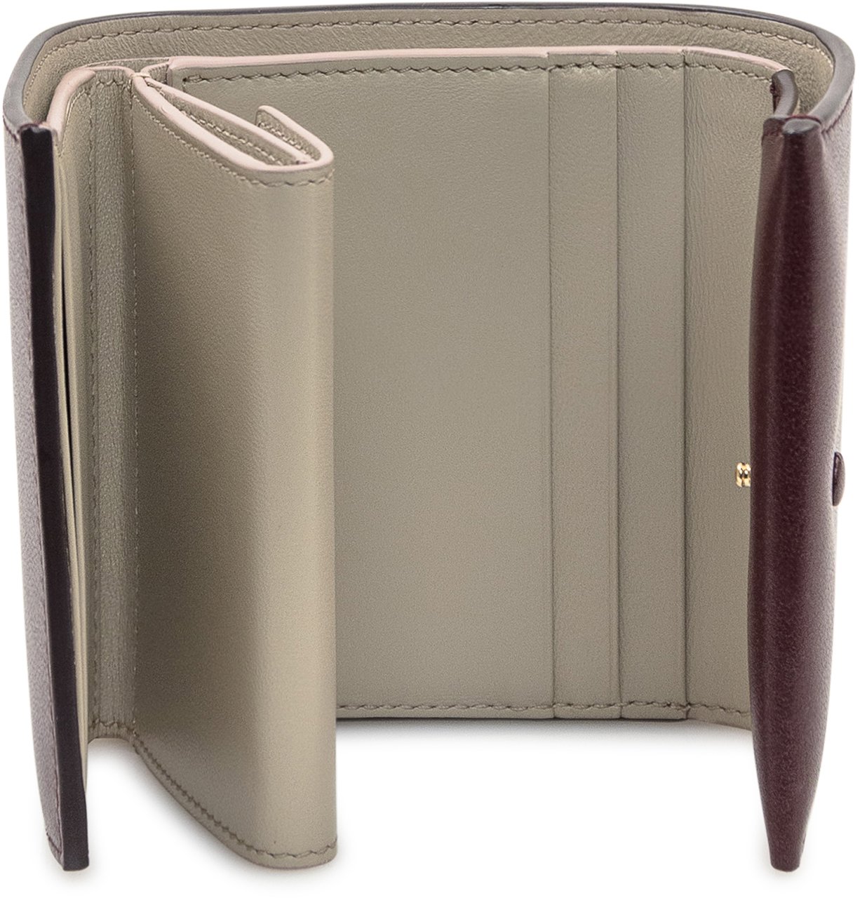 Givenchy Givenchy Portafoglio Mini Trifold in Pelle Rood