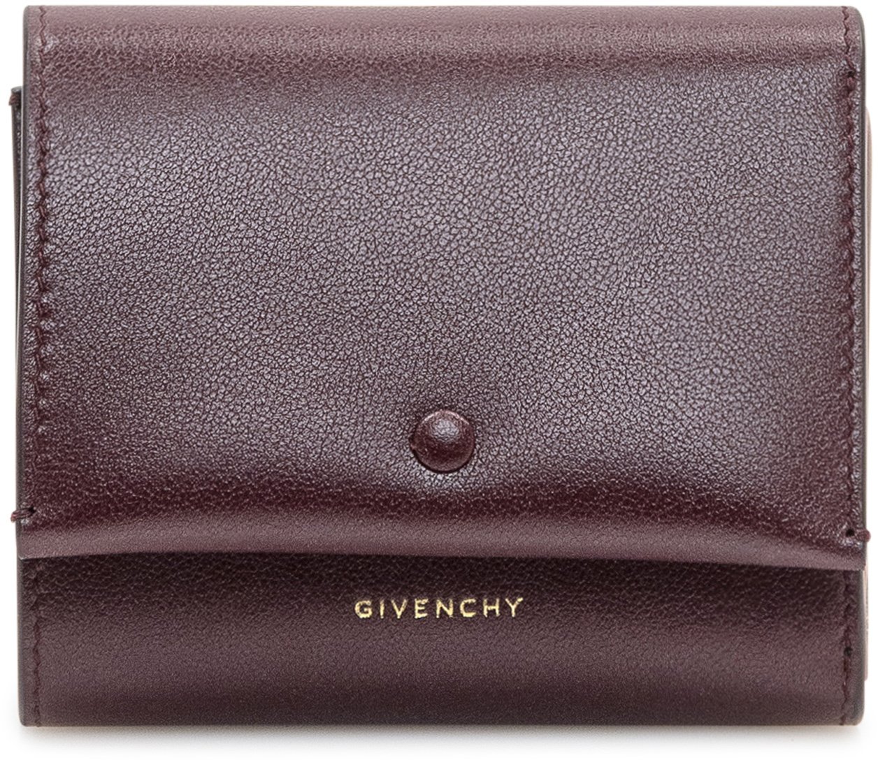 Givenchy Givenchy Portafoglio Mini Trifold in Pelle Rood