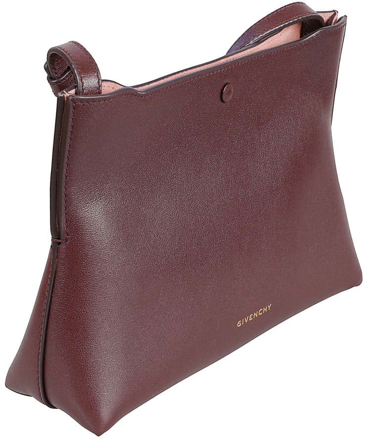Givenchy Smooth Leather Rectangular Day Clutch Bag Grijs