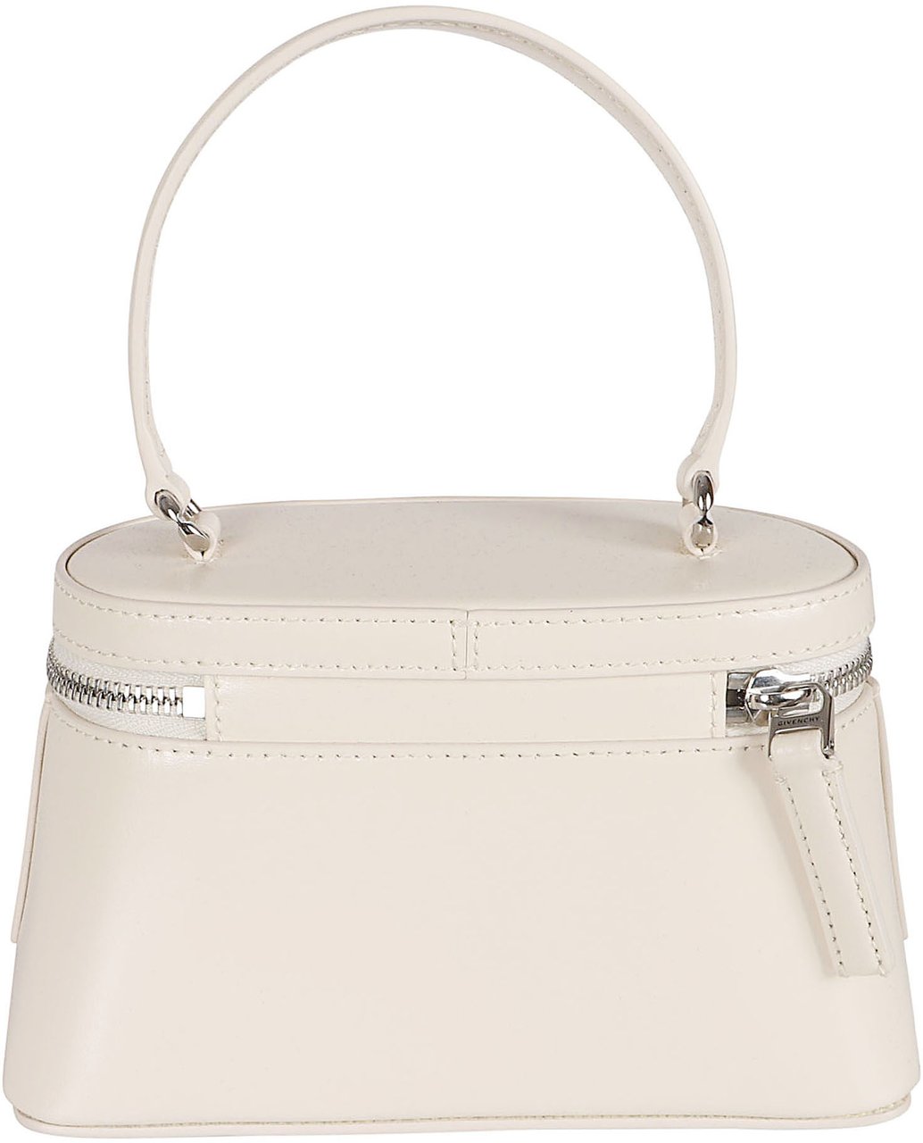 Givenchy Boxy Calf Leather Travel Handbag Neutraal