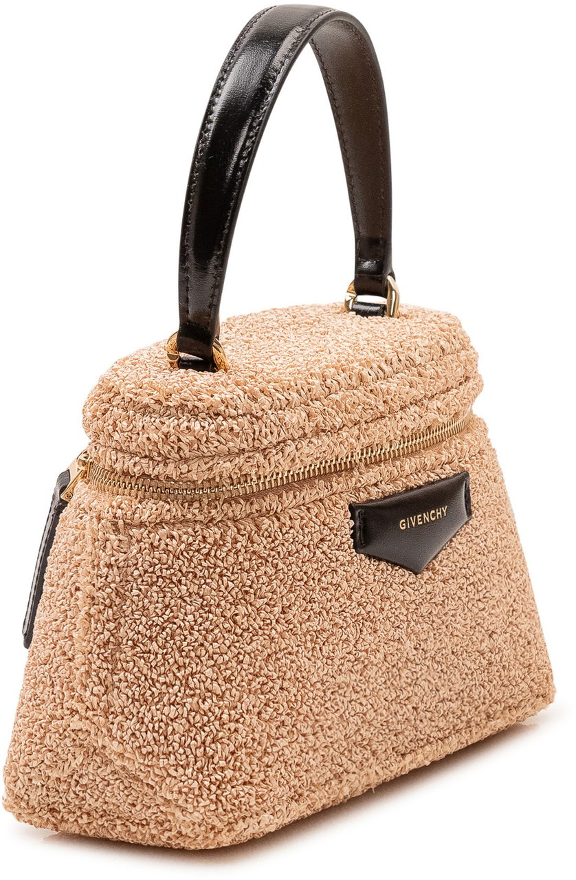 Givenchy Borsa Antigona Vanity con Manico Singolo e Zip Beige