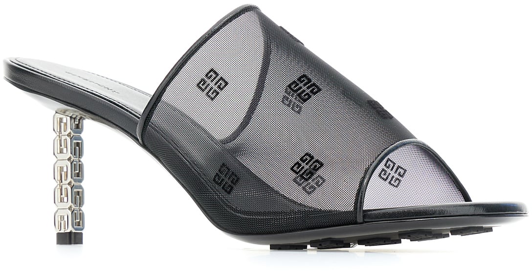 Givenchy Givenchy Black mesh mules Zwart