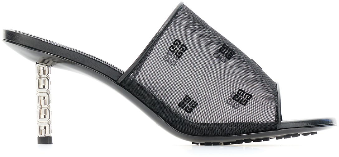 Givenchy Givenchy Black mesh mules Zwart