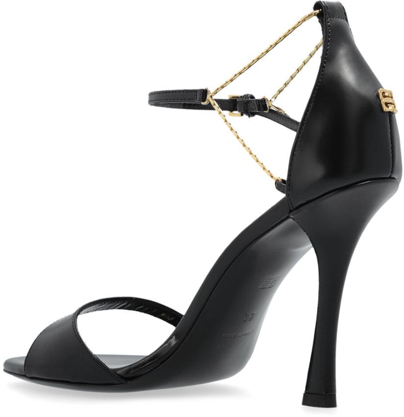 Givenchy Sandals Black/Gold Zwart