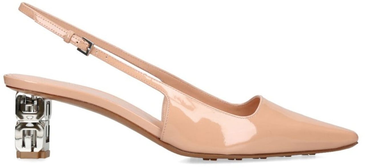 Givenchy Givenchy G Cube 50 Slingback Pumps Beige