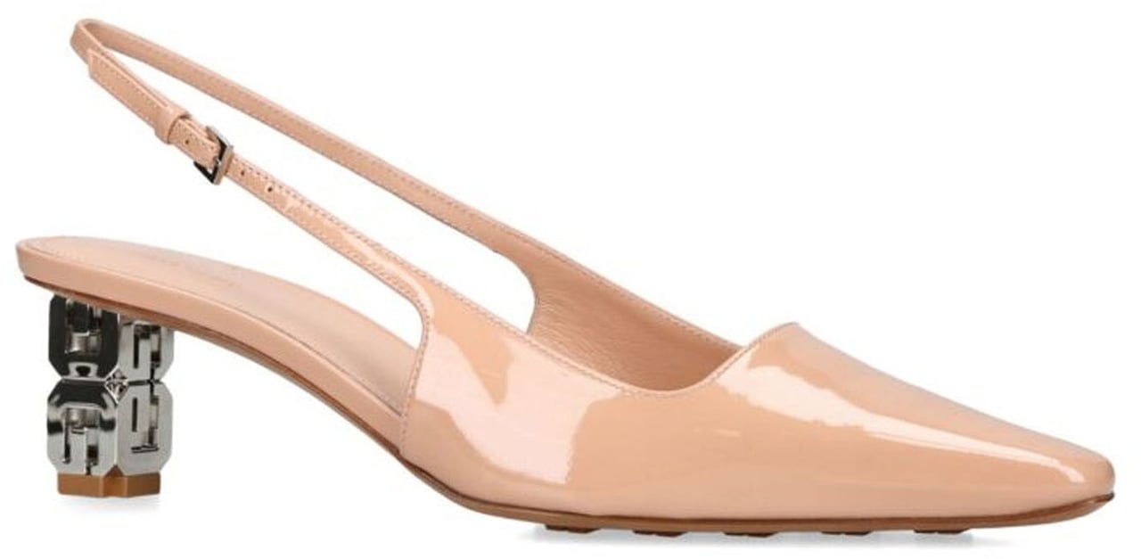 Givenchy Givenchy G Cube 50 Slingback Pumps Beige