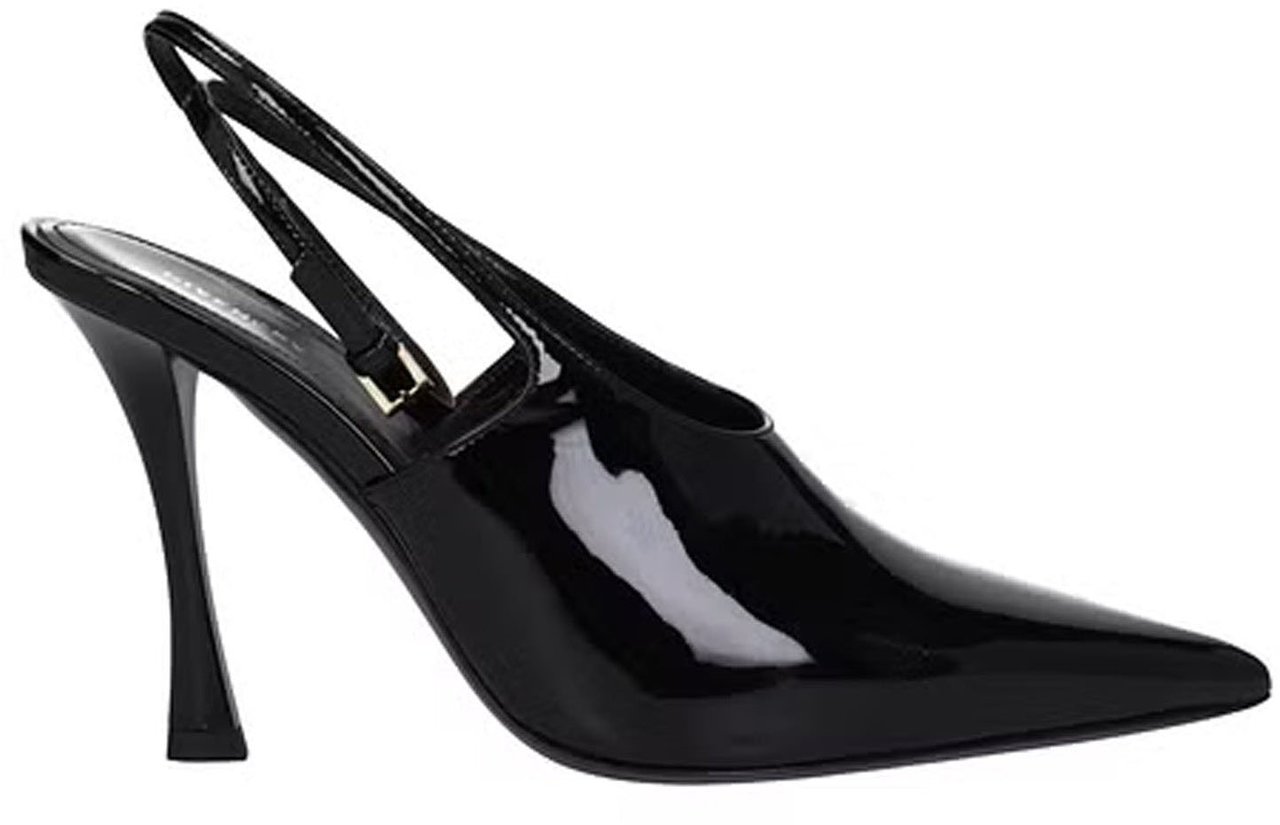 Givenchy Givenchy Leather Slingback Pumps Zwart