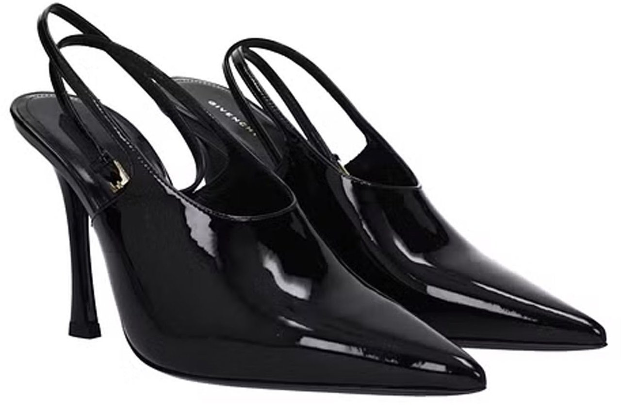 Givenchy Givenchy Leather Slingback Pumps Zwart