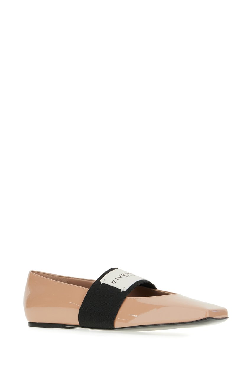 Givenchy Givenchy Skin pink leather ballerinas Roze