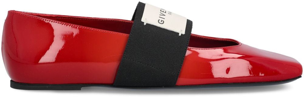 Givenchy Flat Shoes Red Rood