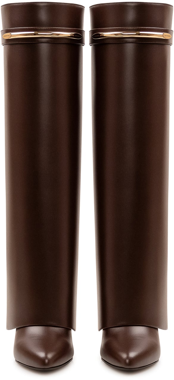 Givenchy Stivali Shark Pinch Alti con Cinturino Bruin