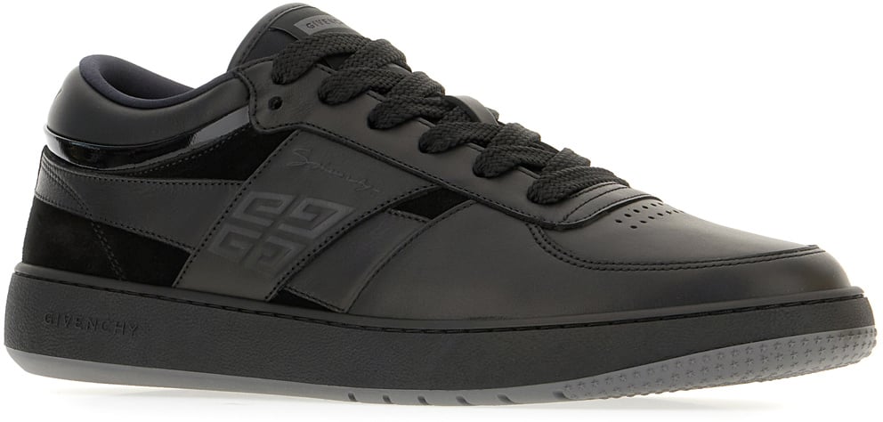 Givenchy Givenchy Black leather G Move sneakers Zwart