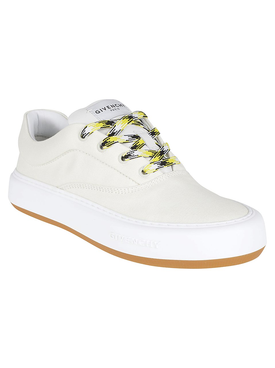 Givenchy Low-Top Cotton Canvas Sneakers with Dual Lace Options Wit