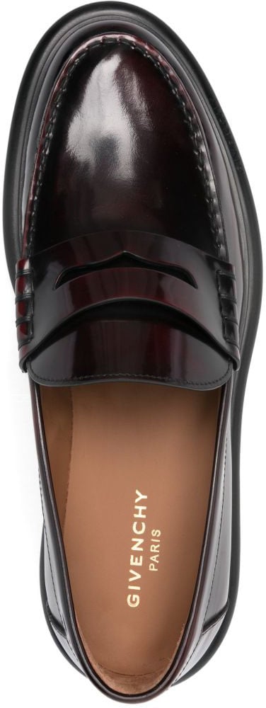 Givenchy Flat Shoes Bordeaux Bruin