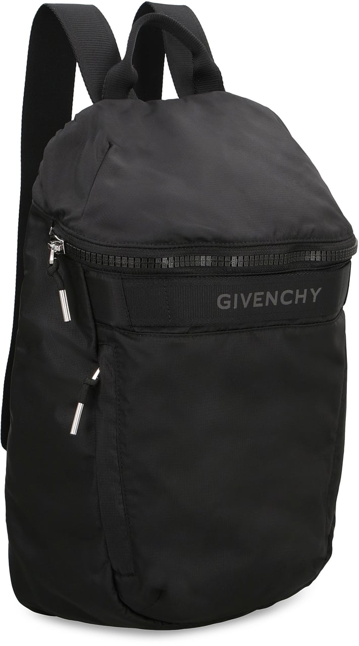 Givenchy G-Trek Logo detail nylon backpack Zwart