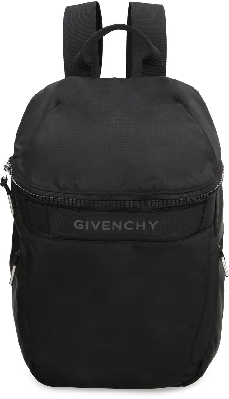 Givenchy G-Trek Logo detail nylon backpack Zwart