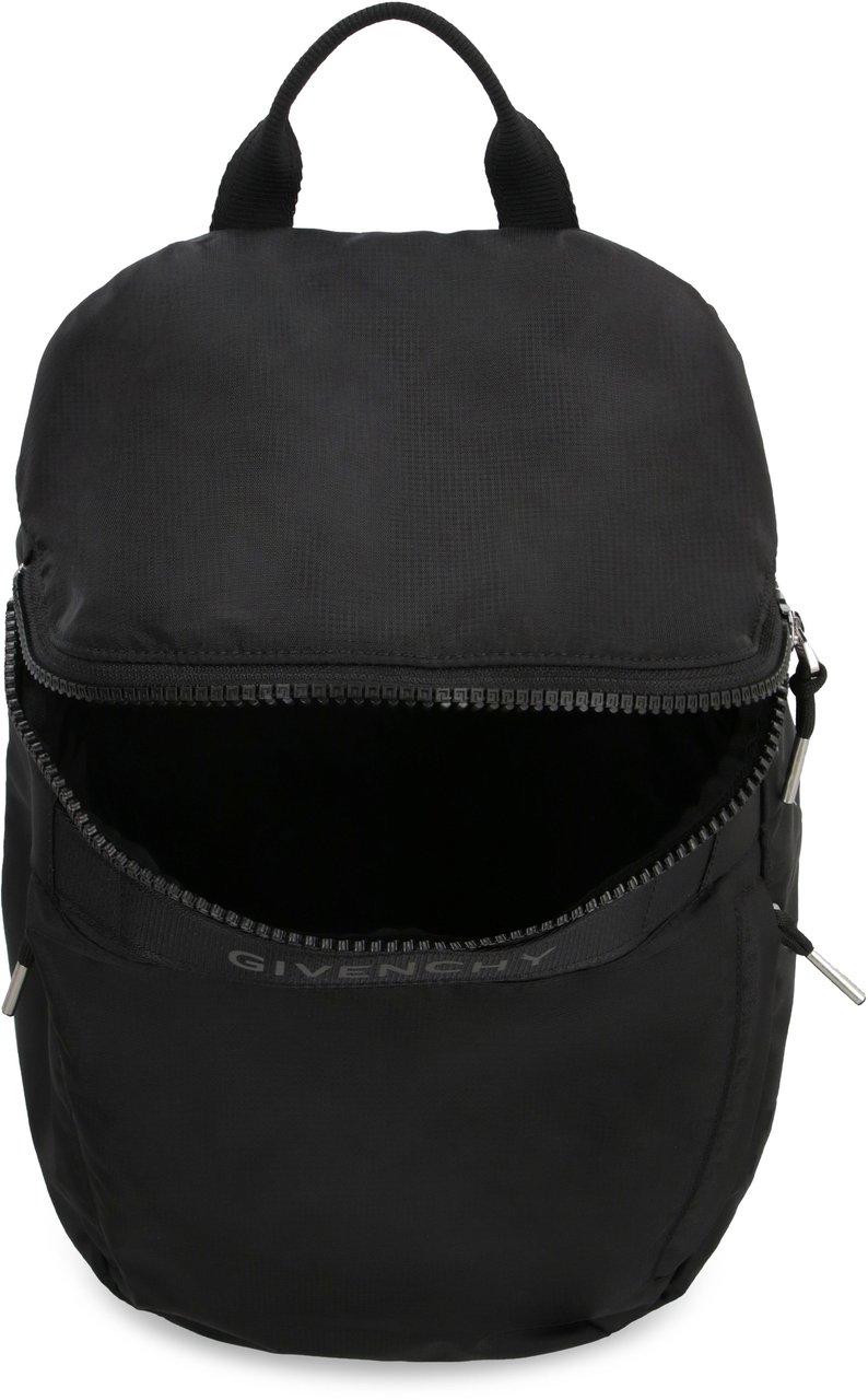 Givenchy G-Trek Logo detail nylon backpack Zwart
