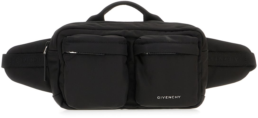 Givenchy Givenchy Black nylon Essential U beltbag Zwart