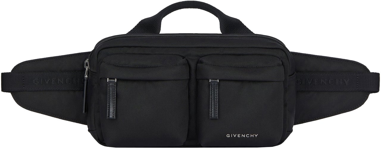 Givenchy Essential U Rectangular Black Bumbag Zwart
