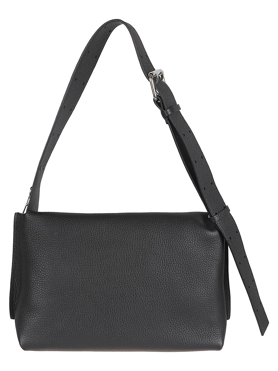 Givenchy Folded Flap Bag in Soft Calf Leather with Adjustable Strap Zwart