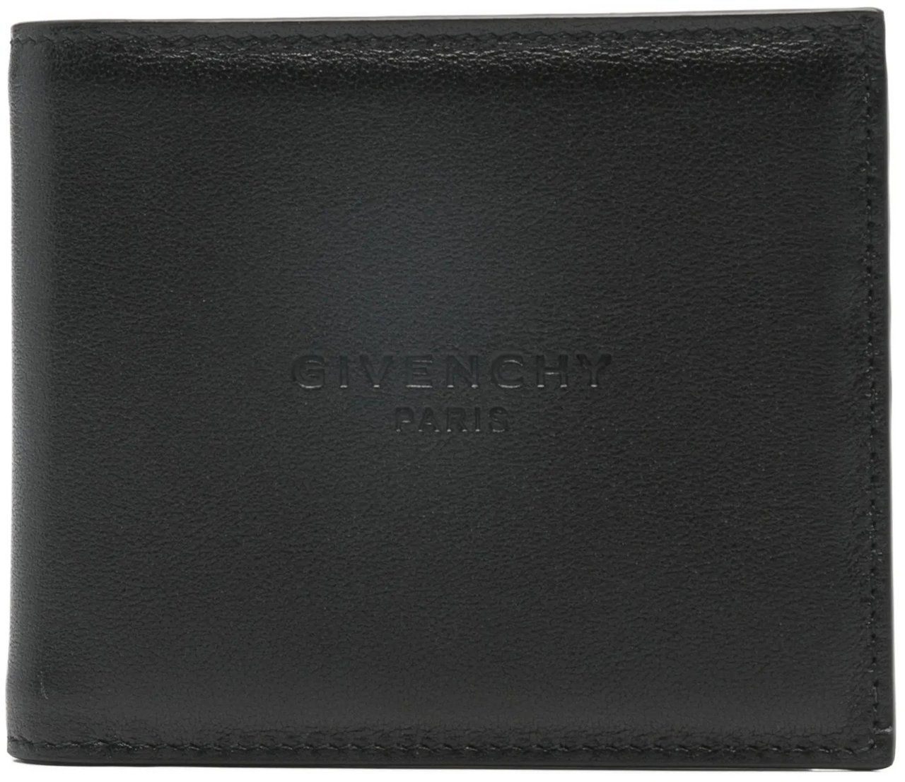 Givenchy Padded Billfold Black Calf Leather Wallet Zwart