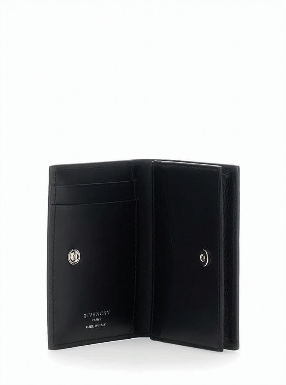 Givenchy Black Antigona Calf Leather Wallet Zwart