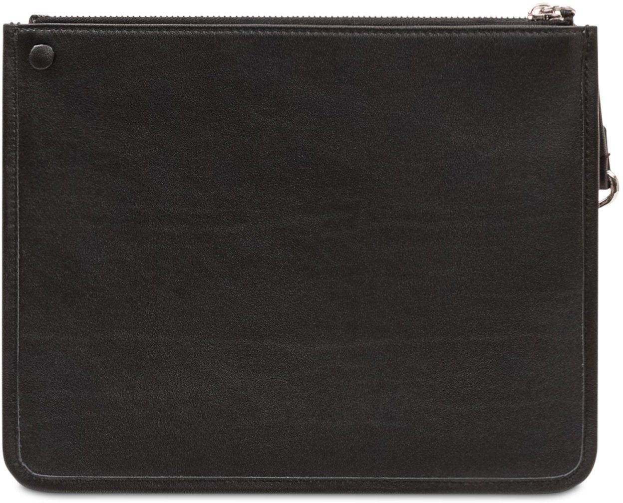 Givenchy Pochette con Zip e Logo Borchiato Zwart