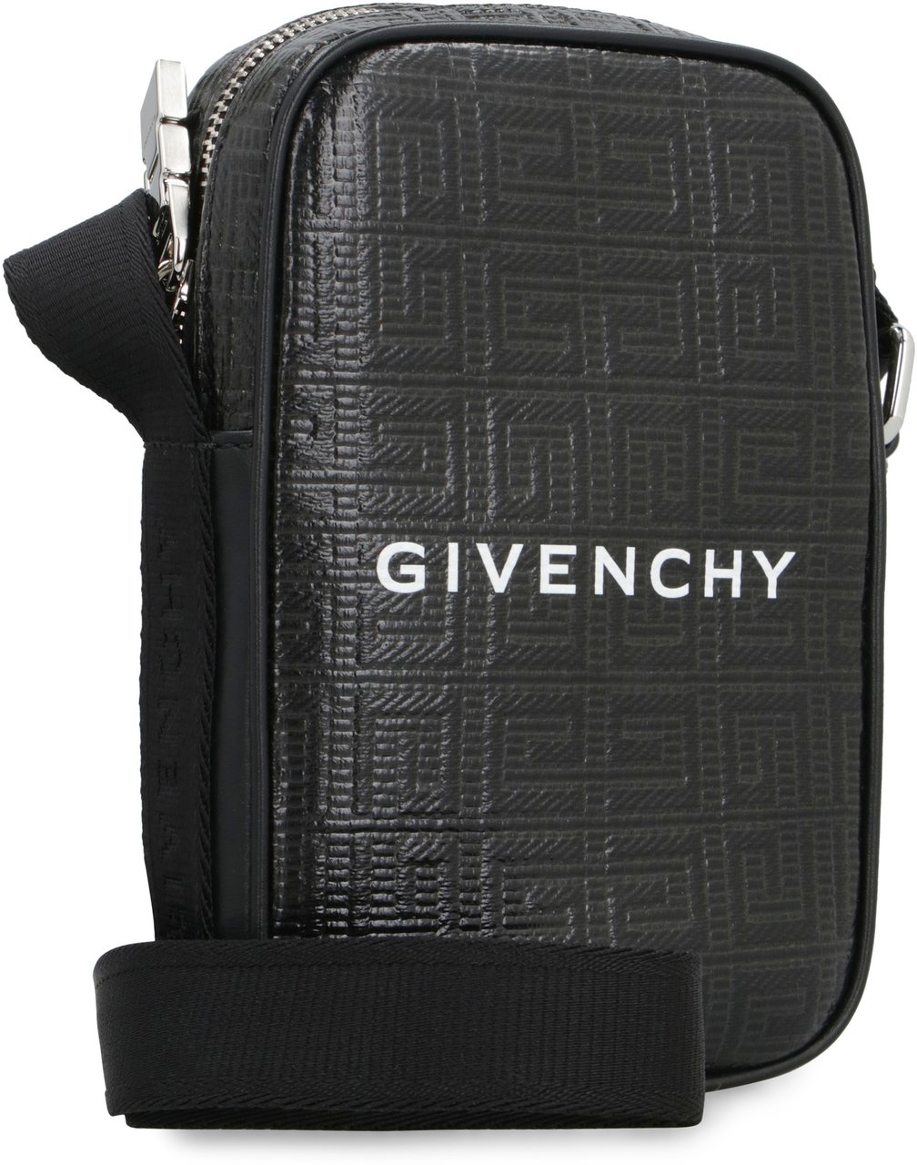 Givenchy G-Essentials canvas coated mobile phone case Zwart