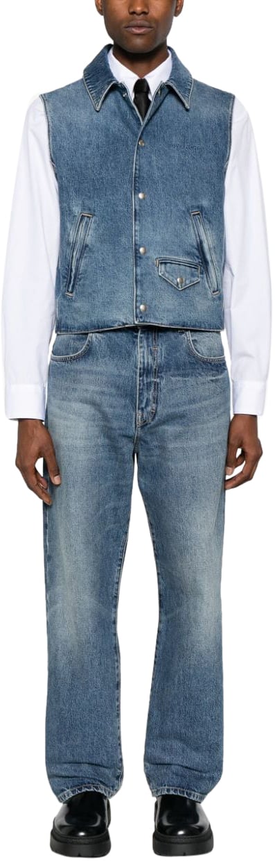 Givenchy Jackets Indigo Blue Blauw
