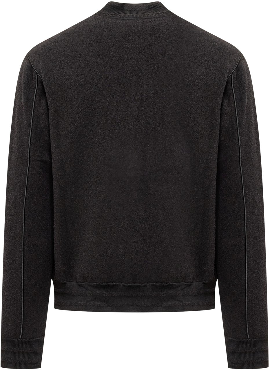Givenchy Bomber con Logo Zwart