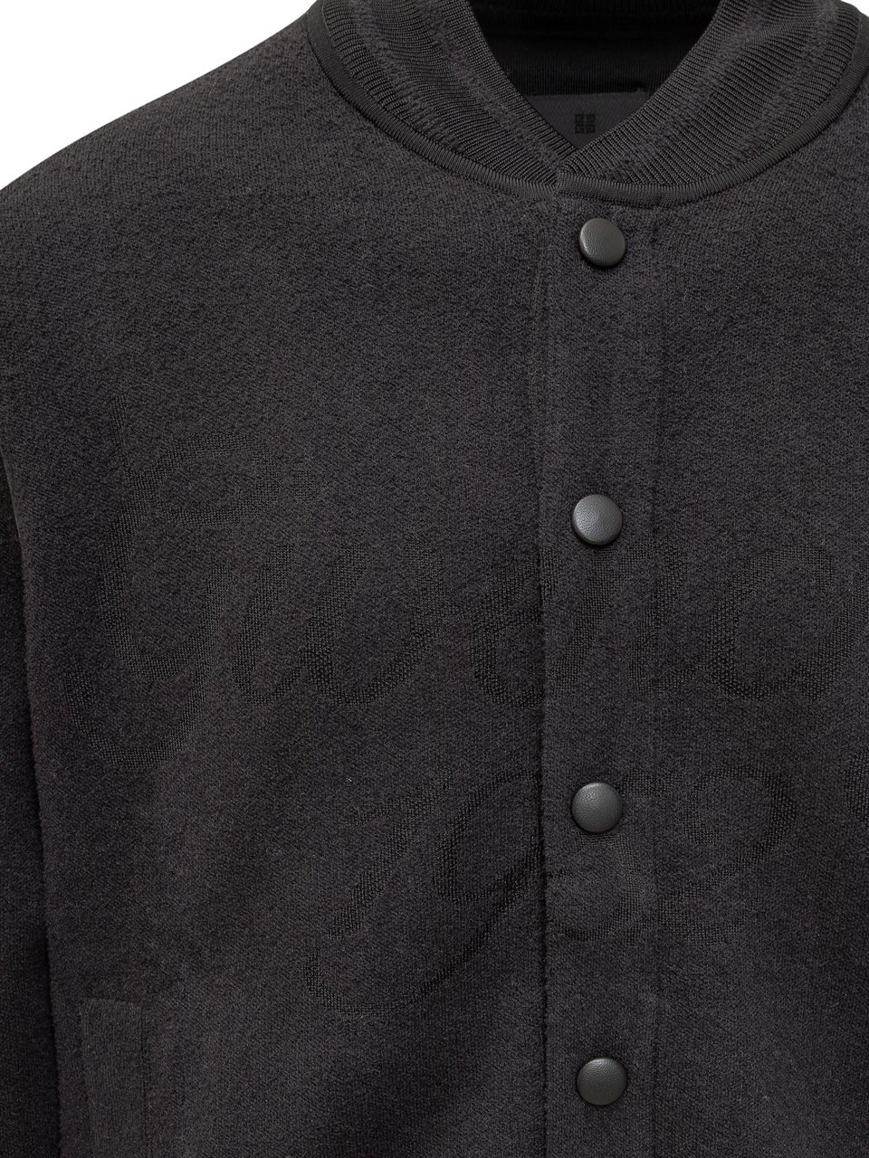 Givenchy Bomber con Logo Zwart