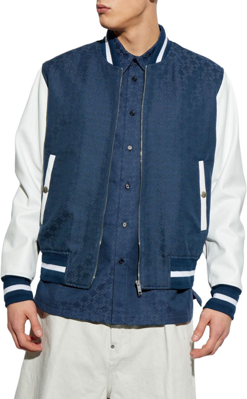 Givenchy Indigo Blue Zip-Up Jacket Groen