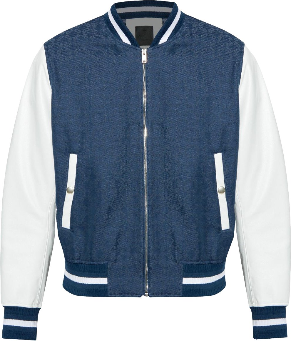 Givenchy Indigo Blue Zip-Up Jacket Groen