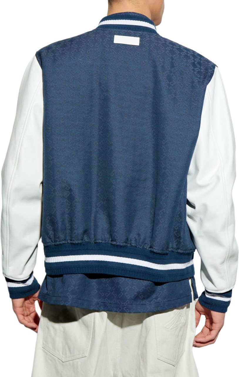 Givenchy Indigo Blue Zip-Up Jacket Groen
