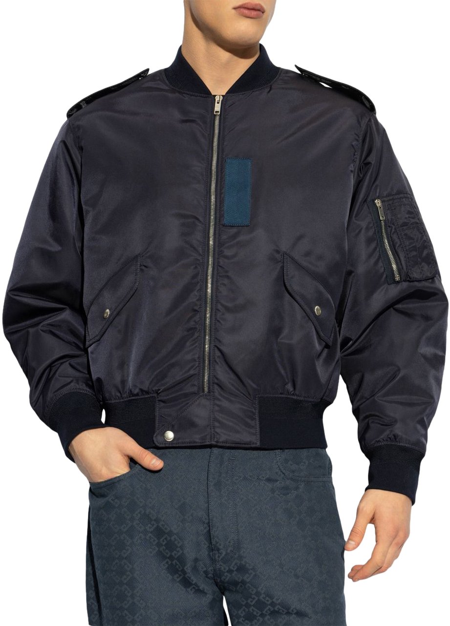 Givenchy Coats Blue Zwart