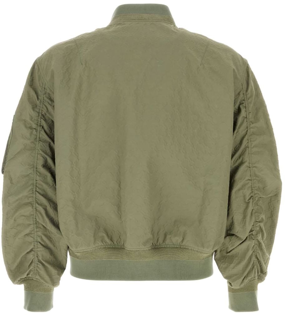 Givenchy Coats Green Groen