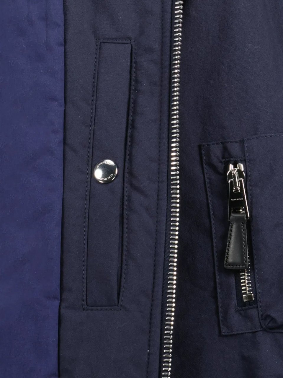 Givenchy Twisted Arms Boxy Cropped Bomber Jacket Zwart