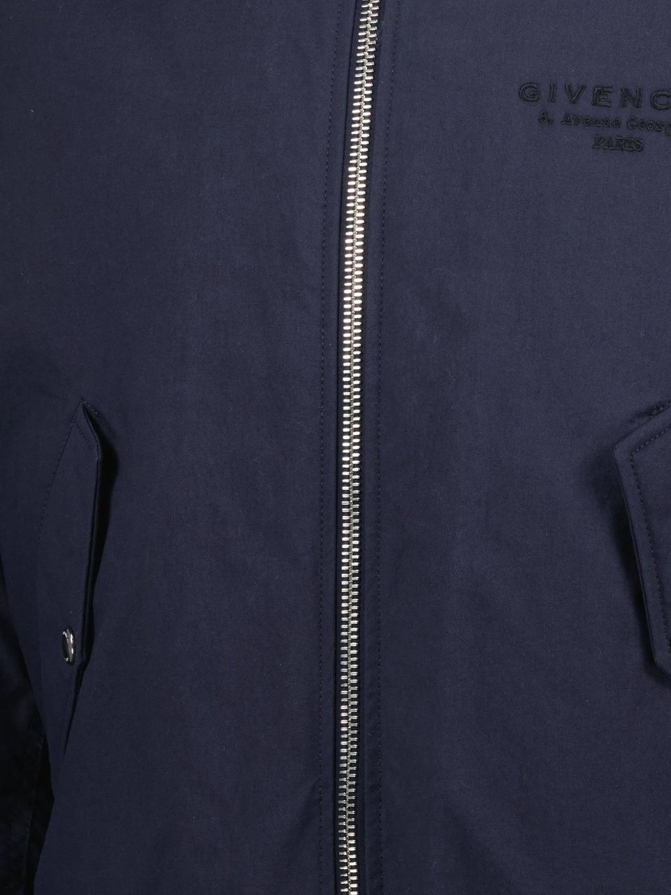 Givenchy Twisted Arms Boxy Cropped Bomber Jacket Zwart