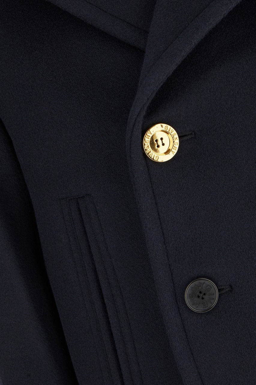 Givenchy Coats Marine Blauw