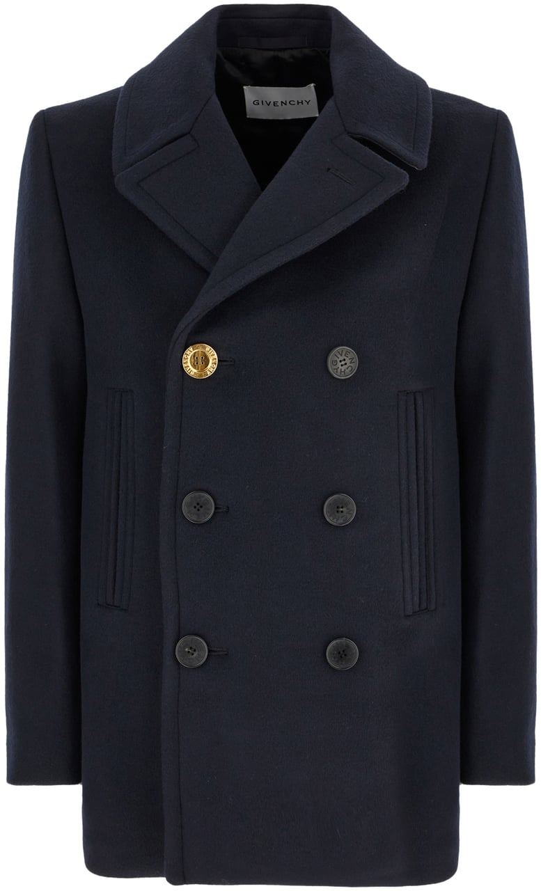 Givenchy Coats Marine Blauw