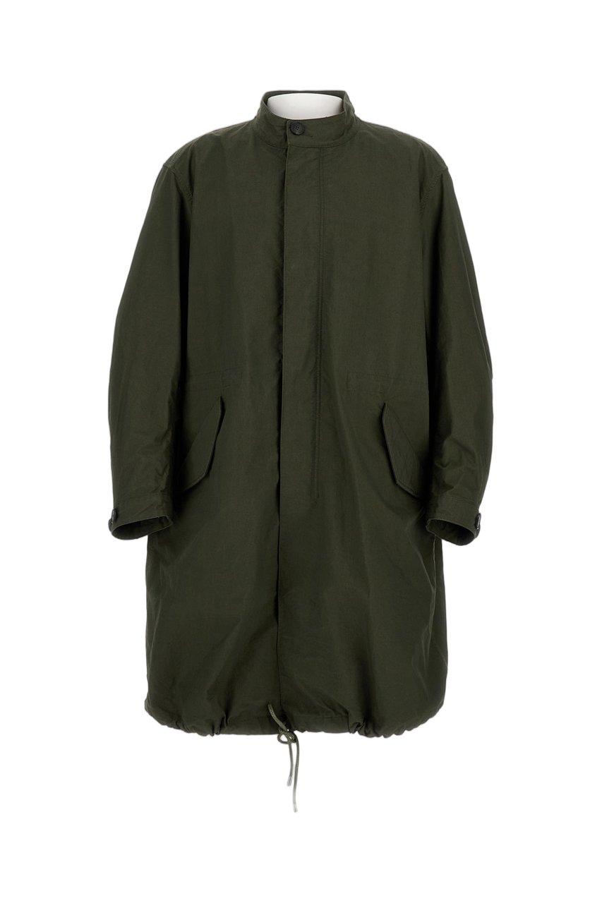 Givenchy Coats Kaki Donkergroen