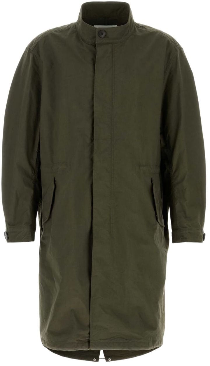 Givenchy Coats Kaki Bruin