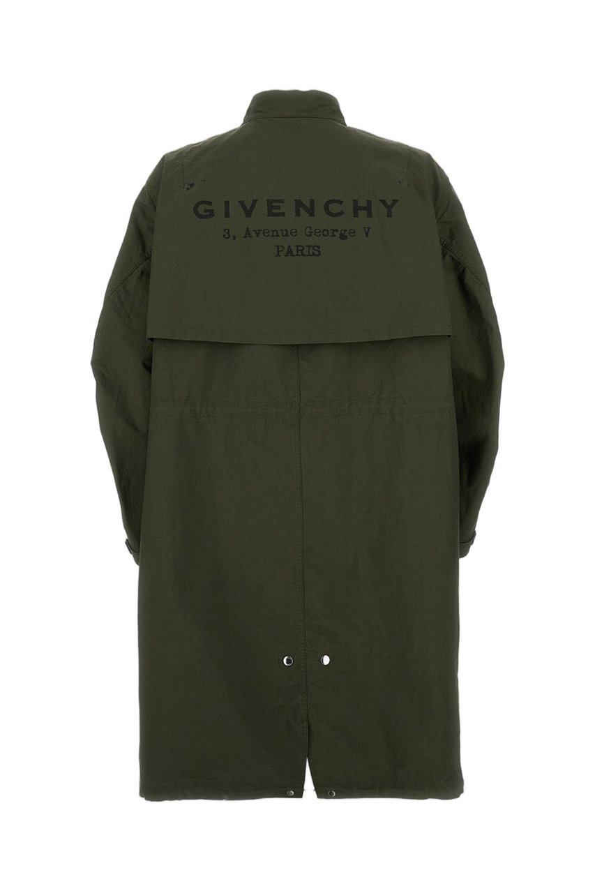 Givenchy Coats Kaki Donkergroen