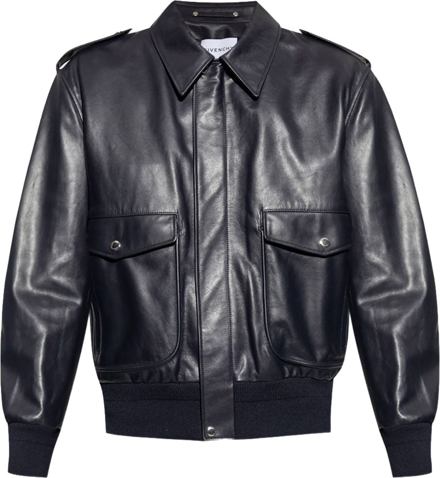 Givenchy Jackets Blue Zwart