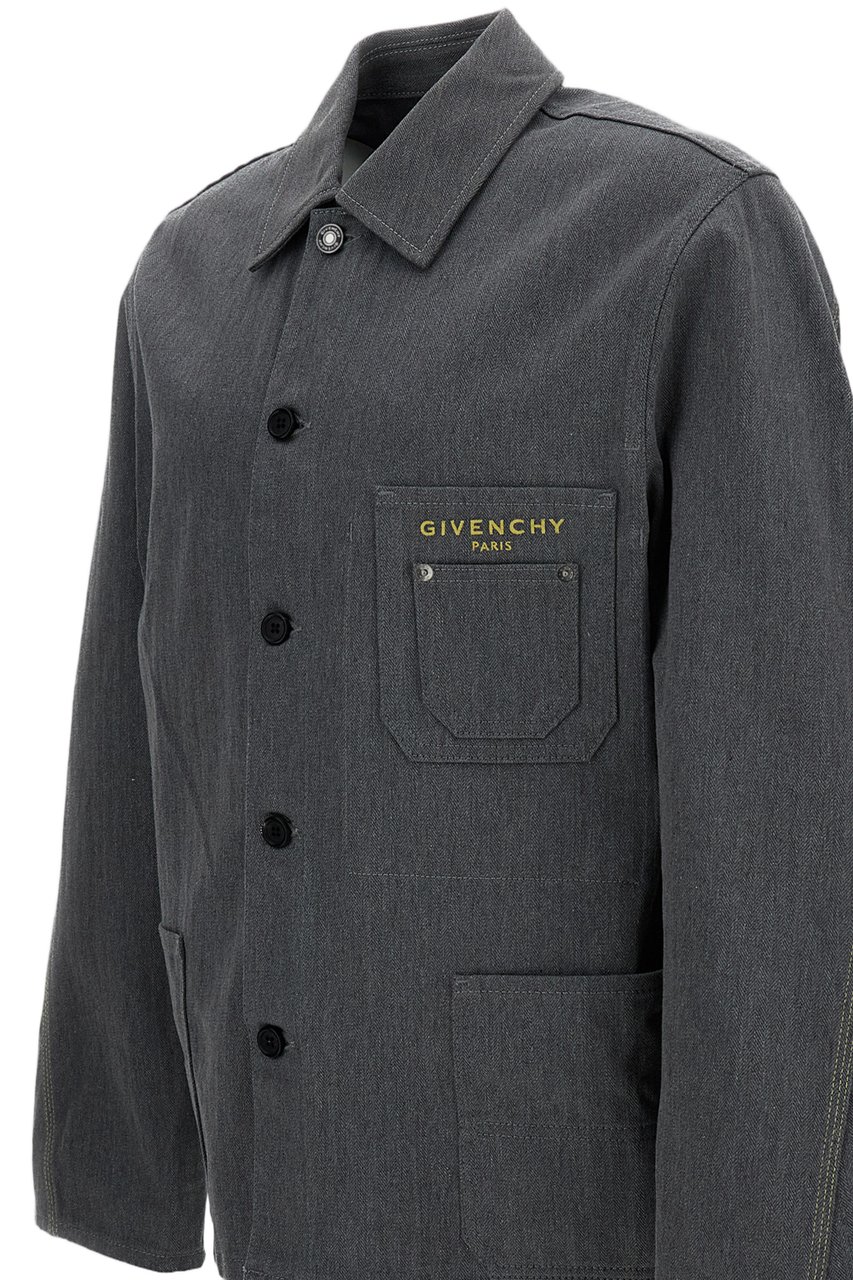 Givenchy Jacket With Patch Pockets Grijs