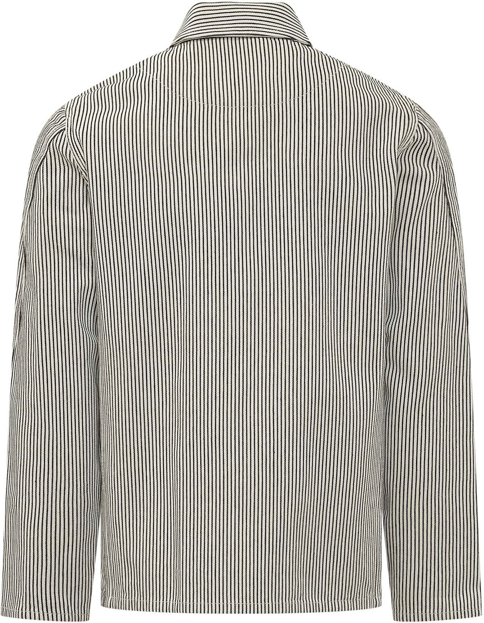 Givenchy Giacca Workwear a Righe Lichtgrijs