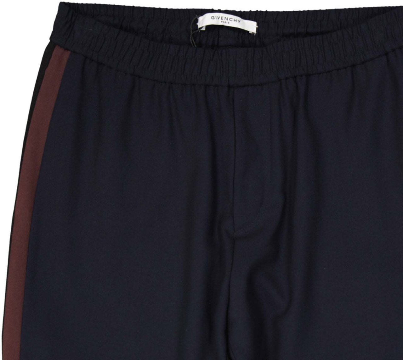 Givenchy Givenchy Striped Side Panel Wool Trousers Blauw