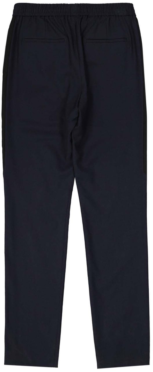 Givenchy Givenchy Striped Side Panel Wool Trousers Blauw