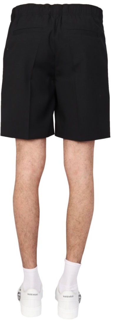 Givenchy Logo Bar Bermuda Shorts Zwart